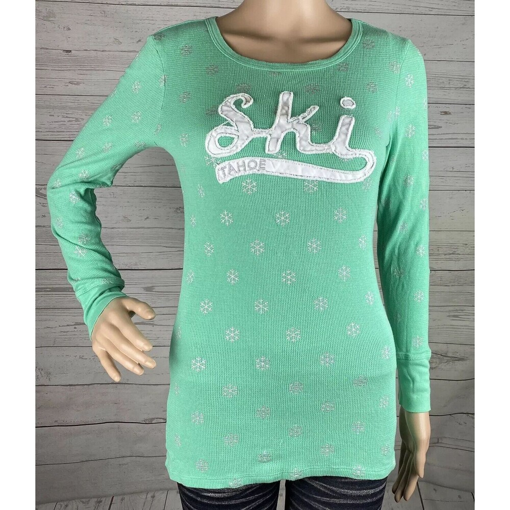 Old Navy Thermal Top Snowflake Ski